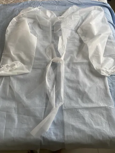 Avental TNT  descartável _novo lacrado_Uso geral/limpeza _ pacote  c/10