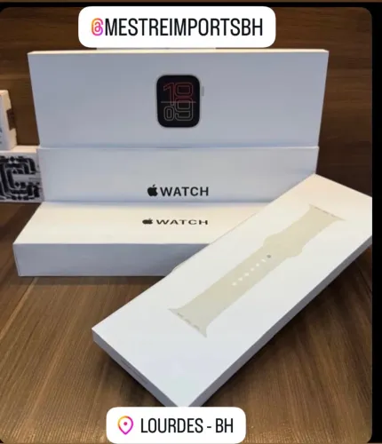 Apple Watch SE 3 40MM GPS STARLIGTH(NOVO) LACRADO LOJA FÍSICA + NOTA FISCAL PROCEDÊNCIA 