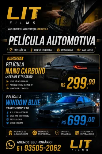 Película Automotiva com Garantia | LIT FILMS