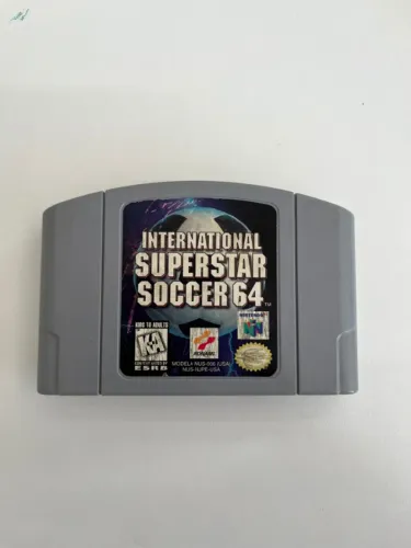 JOGO INTERNATIONAL SUPERSTAR SOCCER 64 (1) SEMINOVO - N64
