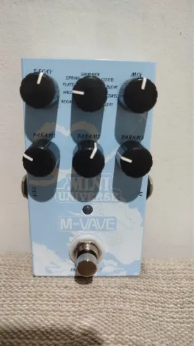 Delay e Reverb M-Vave Mini Universe Elemental