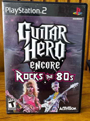 Guitar Hero Encore Rocks The 80s Original Playstation 2