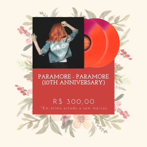 VINIL PARAMORE - PARAMORE (10TH ANNIVERSARY)