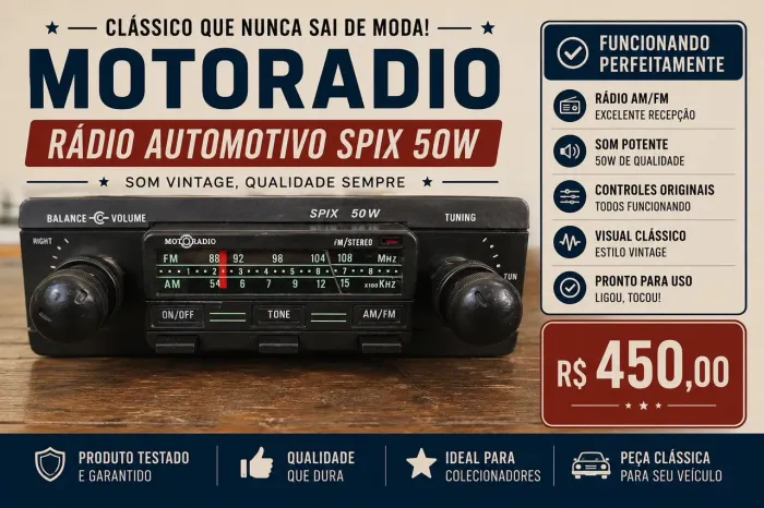 Motoradio spix 50w