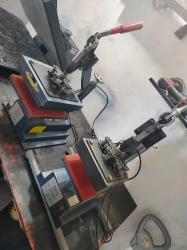 Prensas  térmica tamanho 20x20 e 15x15 giratória completas 