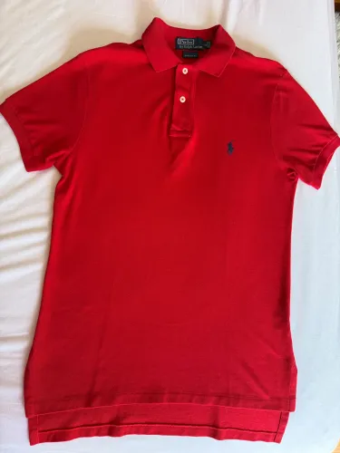 Camisa Polo Ralph Lauren Original - Custom Fit - Vermelha