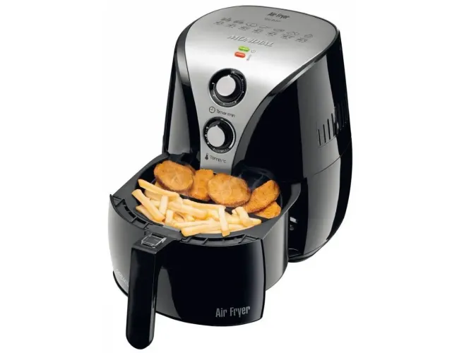 Fritadeira Elétrica Mondial Air Fryer Premium AF-01 Preto/Inox - 220V