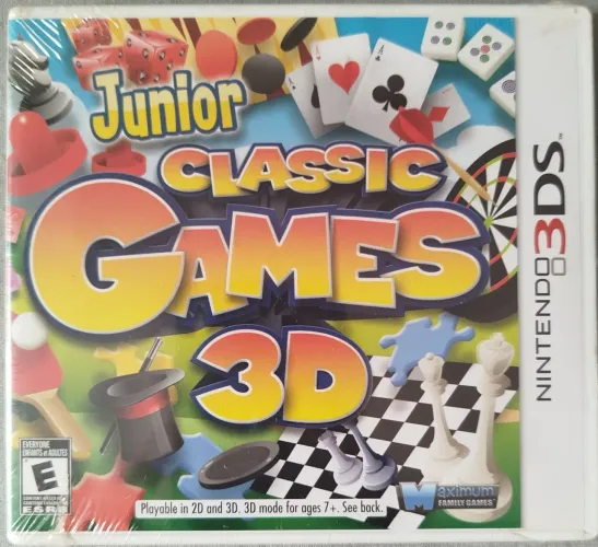 Jogo Junior Classic Games 3d Nintendo 3ds - Novo E Lacrado