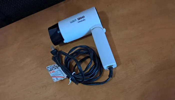 Secador de cabelo articulado antigo funcionando perfeitamente 