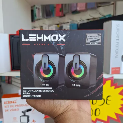 Caixa de som para PC usb rgb - entrega em slz e região