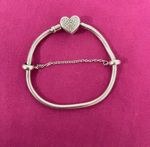 Desapego!    Pulseira Vivara Original, Prata 925. 