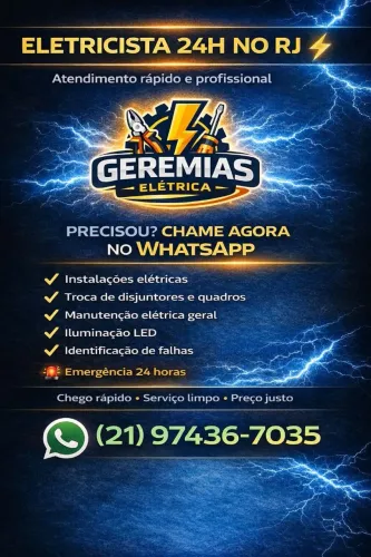 ELETRICISTA 24H NO RJ