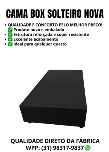 BASE DE CAMA DE SOLTEIRO PREÇO DE FABRICA