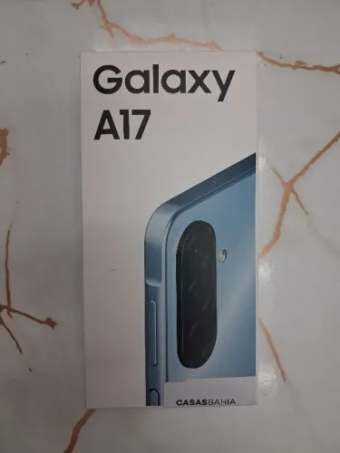 Celular Samsung Galaxy A17 Tela 6.7" Super AMOLED Câmera 50MP novo sem uso caixa e nota