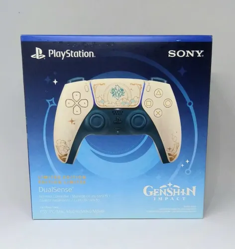 Novo PS5 controle Genshin Impact disponível 