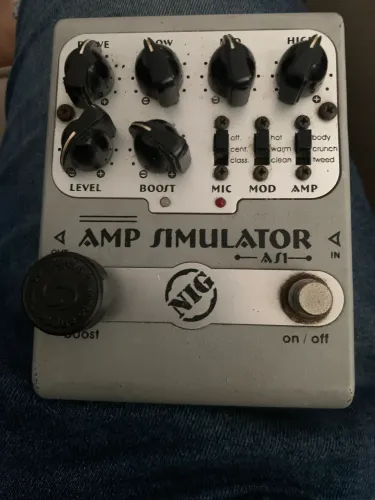 Pedal de guitarra nig amp simulator as1