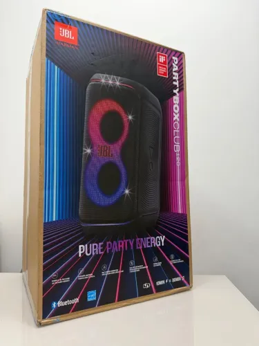 Caixa de Som, PartyBox Club 120, Bluetooth, Show de Luzes, À Prova de Respingos, Som JBL P