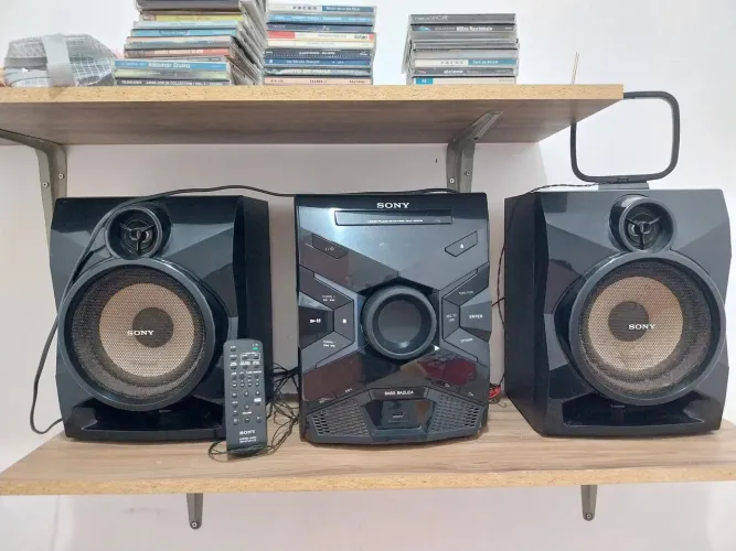 Mini System Sony MHC-ESX6 300W RMS - Completo Com Controle Original