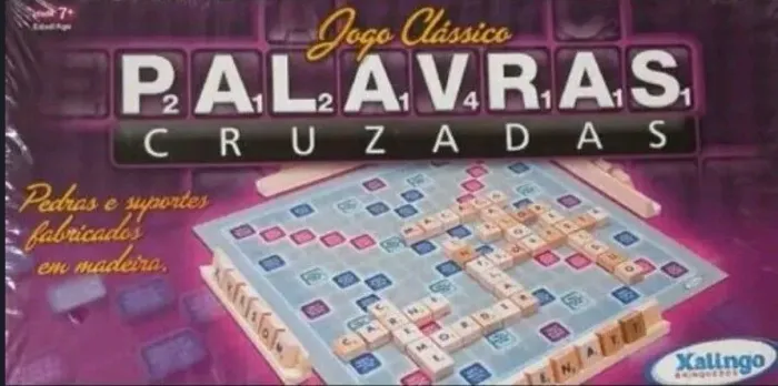 Jogo de Tabuleiro - PALAVRAS CRUZADAS.(NOVO)