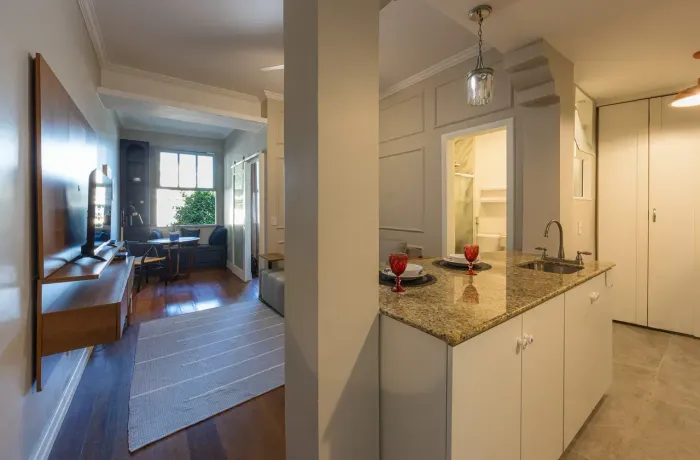 Apartamento para aluguel possui 43 metros quadrados com 1 quarto