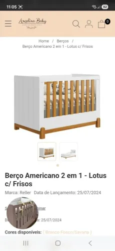 Berço para bebê