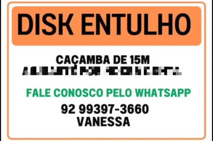 Retirada de entulho com ajudantes carrada de 15m3