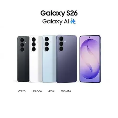 SAMSUNG GALAXY S26 256GB LACRADO ANATEL NF E GARANTIA