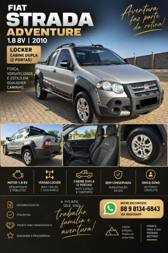 Fiat Strada Adventure1.8/ 1.8 Locker Flex CD 2010