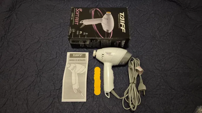 Lixadeira de pés Pedicuro Taiff Soft Feet, aparelho de pedicure