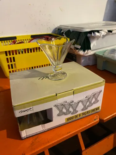 Taças para sobremesa 6 unidades