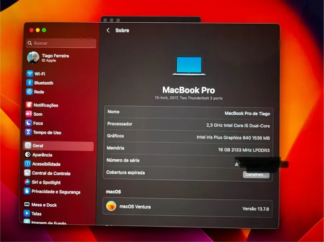 MacBook Pro 13? (2017) - Impecável