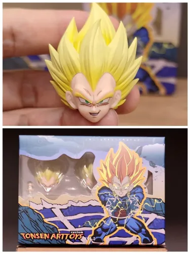 Head Vegeta Tonsen Arttoys Dragon Ball Cabeça Kamione S.H.Figuarts figuarts shf tonsenarts