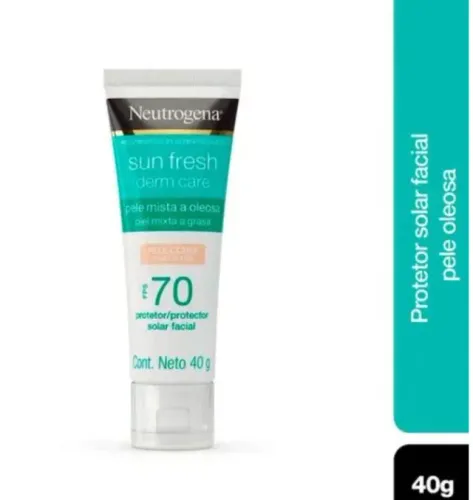 Protetor Solar Facial Neutrogena Sun Fresh Pele clara FPS70 40g