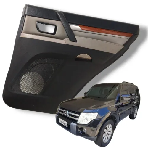 Painel Porta Traseira Direita Pajero Full 2008 Original Preto E Cinza