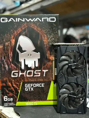 PLACA DE VÍDEO GTX 1660 Ti 6GB DDR6 GAINWARD GHOST