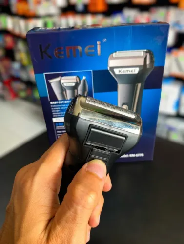 BARBEADOR PROFISSIONAL 3 EM 1 KEMEI