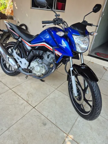 Titan 160 azul 2019