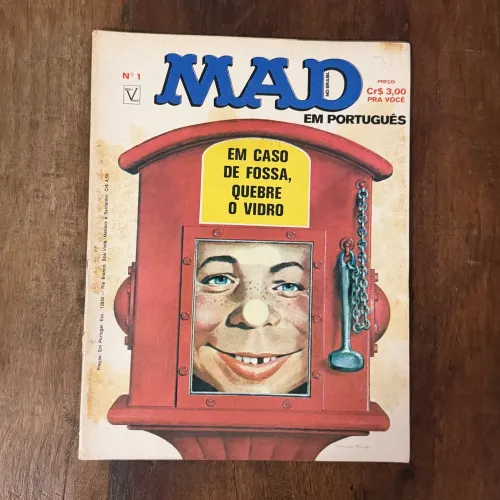 Lote Raro Revista MAD Brasil - 72 Edições (Fase Ouro Editora Vecchi + Nº 1) no