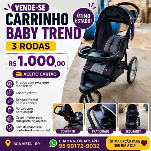 Vende se carrinho de bebê