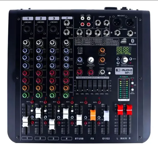 MESA DE SOM K-AUDIO Mp4.2 - SEMINOVA - NA CAIXA 