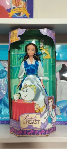 BONECA BARBIE BELA VESTIDO  AZUL MATTEL. (CAIXA SEM ACETATO)  LACRADA