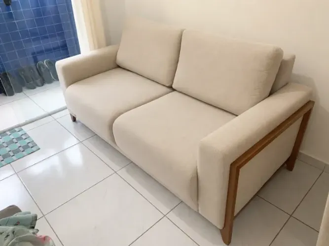 Sofá de linho