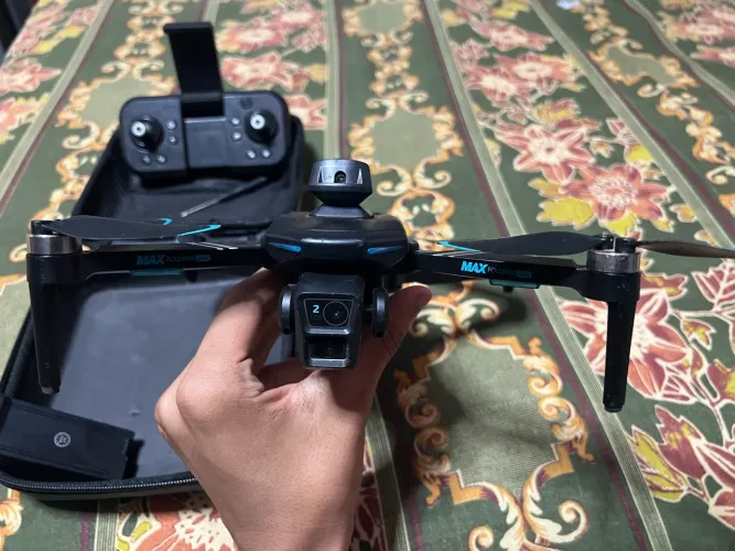 Drone MAX Folding UAV com 2 Baterias + Controle + Maleta