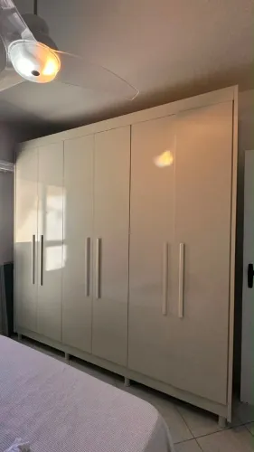 Guarda-Roupa Casal, 6 portas, MDF l Armário Novo