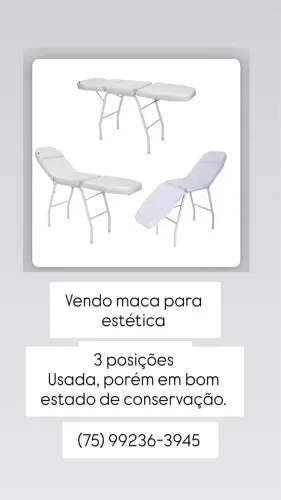 Vendo Maca para estética 