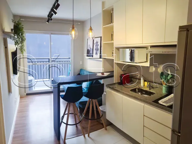 Apartamento mobiliado 28m² à venda na Consolação, Studio For, investimento certo