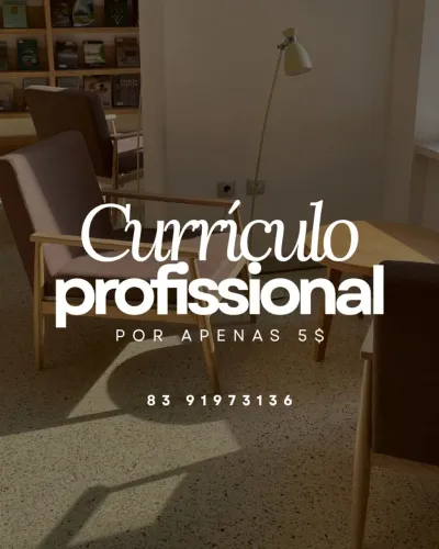 Faça o seu currículo PROFISSIONAL 