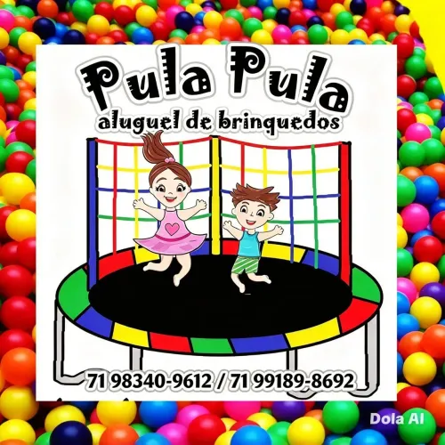 Aluga pula pula , cama elástica dia das crianças disponível