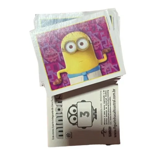 90 figurinhas album minions editora alto astral