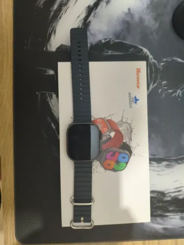 Smartwatch Microwear W69 Ultra + Película + Caixa Original - Excelente Estado